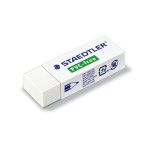 Gomme blanche Staedtler sans PVC ni latex - 6,5 x 2,3 cm