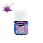 Peinture textile opaque Setacolor moiré  45ml - 39 - Améthyste moiré