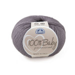 Laine 100% Baby - 50 g - gris