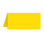 Marque place Pollen 85 x 80mm par 25 - Jaune Soleil