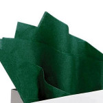 Papier de soie 18g/m² x8f. - Vert bouteille - 50 x 75 cm