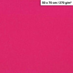 Feuille de papier Maya 50 x 70 cm 270 g/m² - Rose Fuchsia